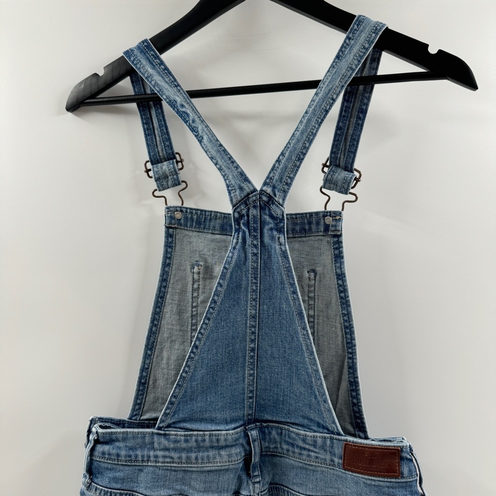 Hollister Boyfriend Overalls Medium Wash Size Small - Picture 5 of 7